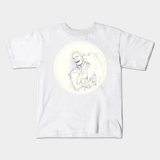 Cullen: Happiness and a mabari Kids T-Shirt